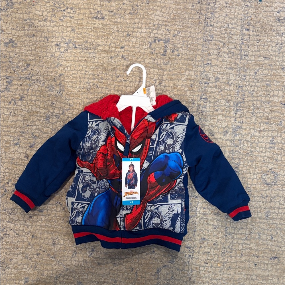 Marvel Spider-Man Kids Jacket - Red and Blue